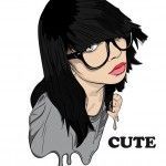 VECTOR WHITOUT PROJECT | NERD GIRL